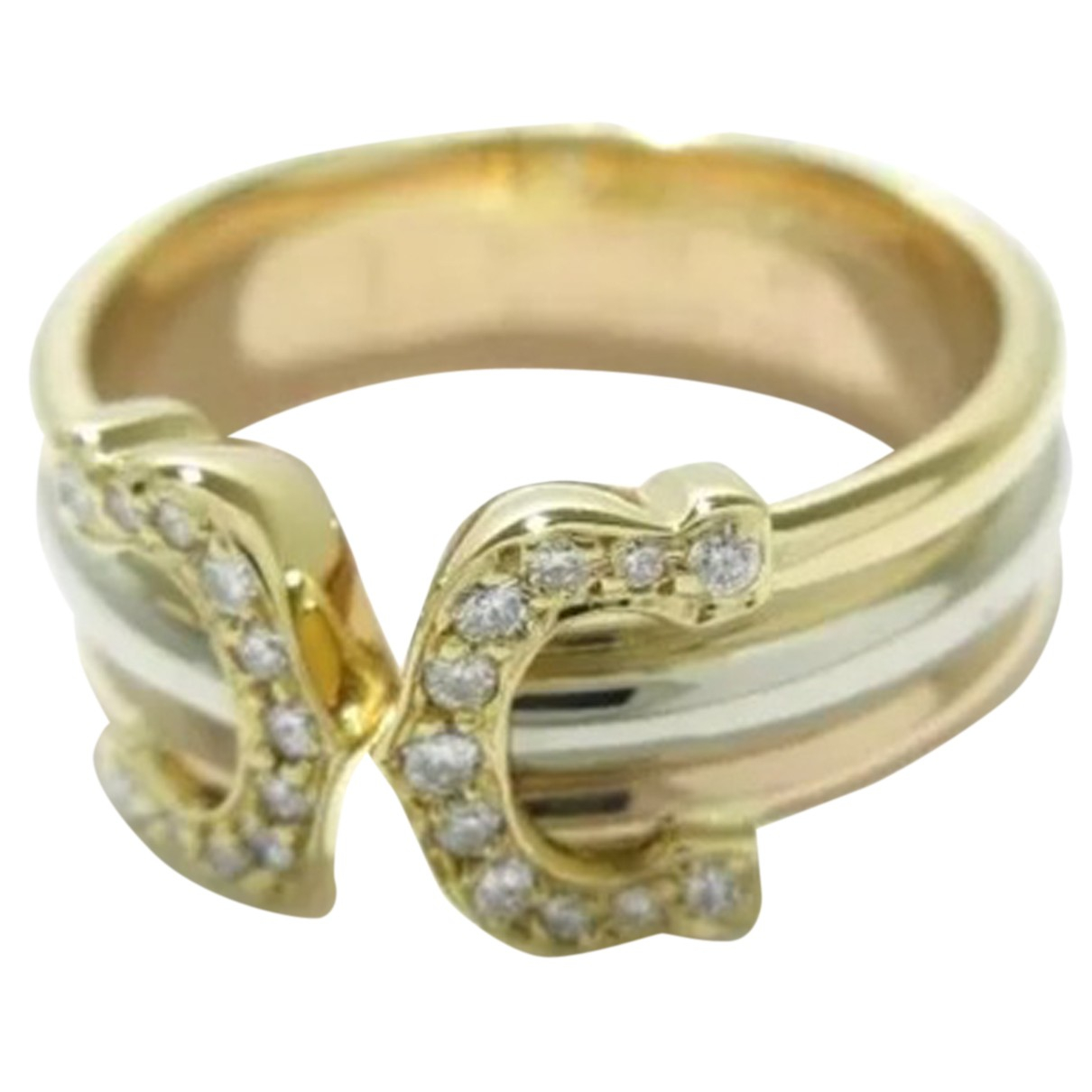 C yellow gold ring Cartier Gold size 5 